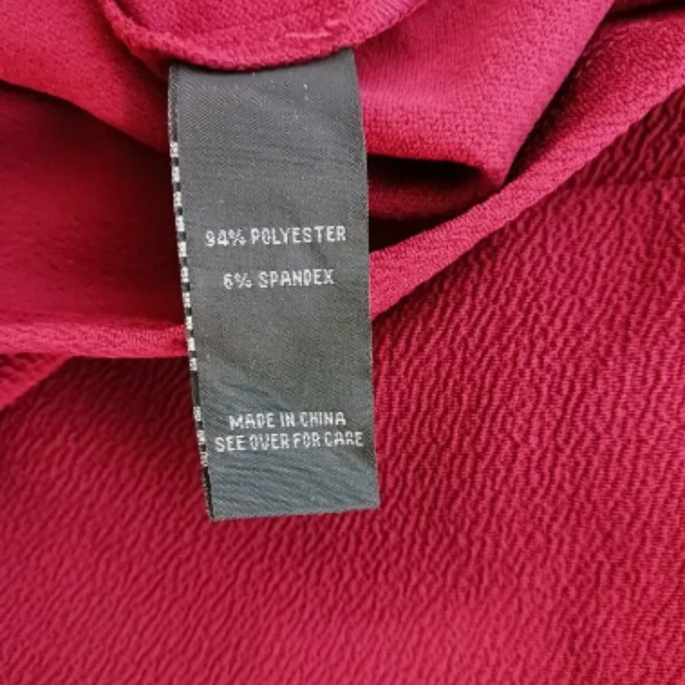 By & By Womens Dress Size XS Sleeveless Wine Color Solid Liverpool Retail $49 - Picture 8 of 8